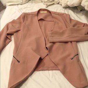 Blush blazer